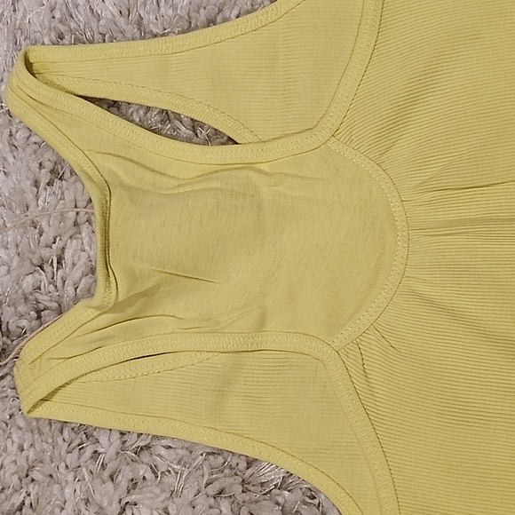 Zara Racerback rib tee 11/12 Yellow (kt3) - Picture 5 of 5